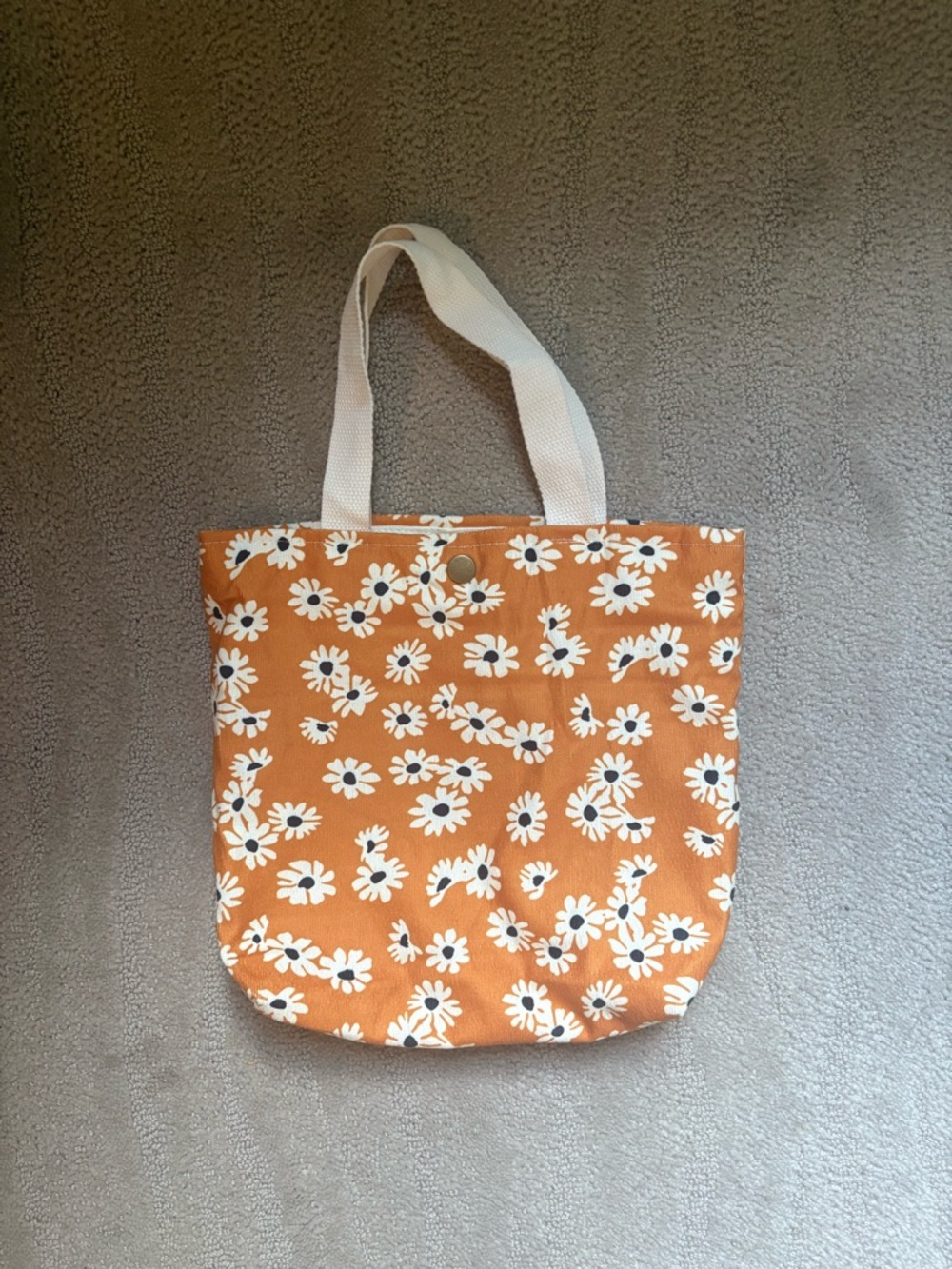 Orange Daisy Mini Tote Bag!